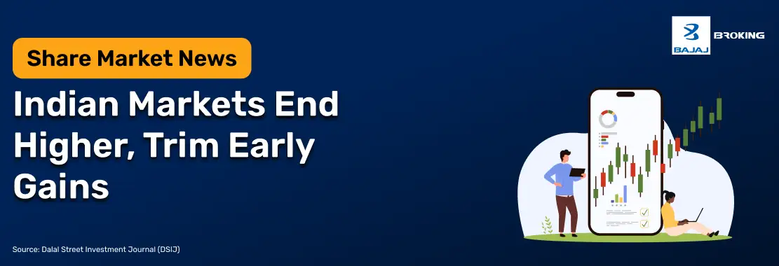 Indian Markets Close in Green; Nifty Metal & IT Lead Gains