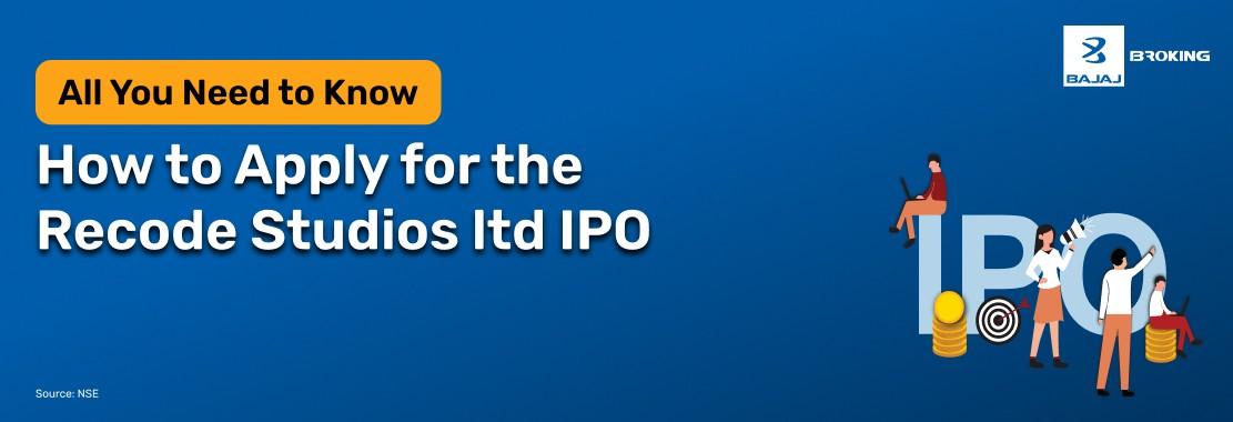 how to apply for Record studio IPO