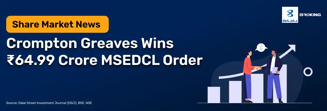 Crompton Greaves Wins ₹64.99 Crore MSEDCL Order