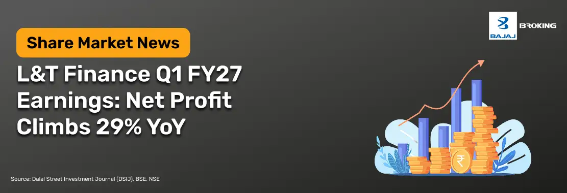 L&T Finance Q1 FY27 Earnings: Net Profit Climbs 29% YoY 