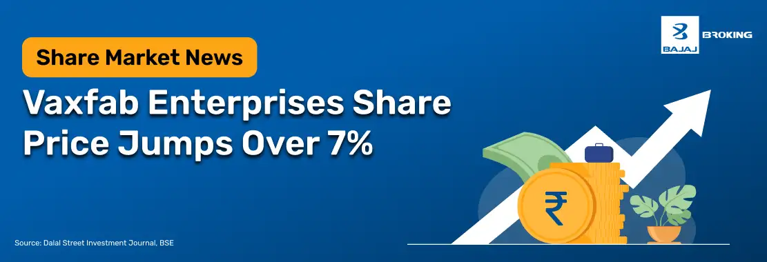 Vaxfab Enterprises Share Price Jumps Over 7% 