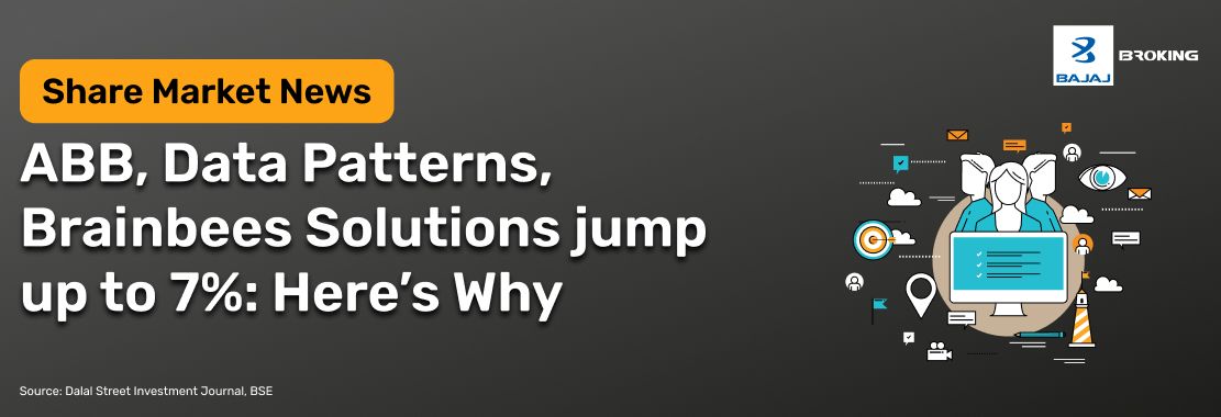 ABB, Data Patterns, Brainbees Solutions jump up to 7%: Here’s Why