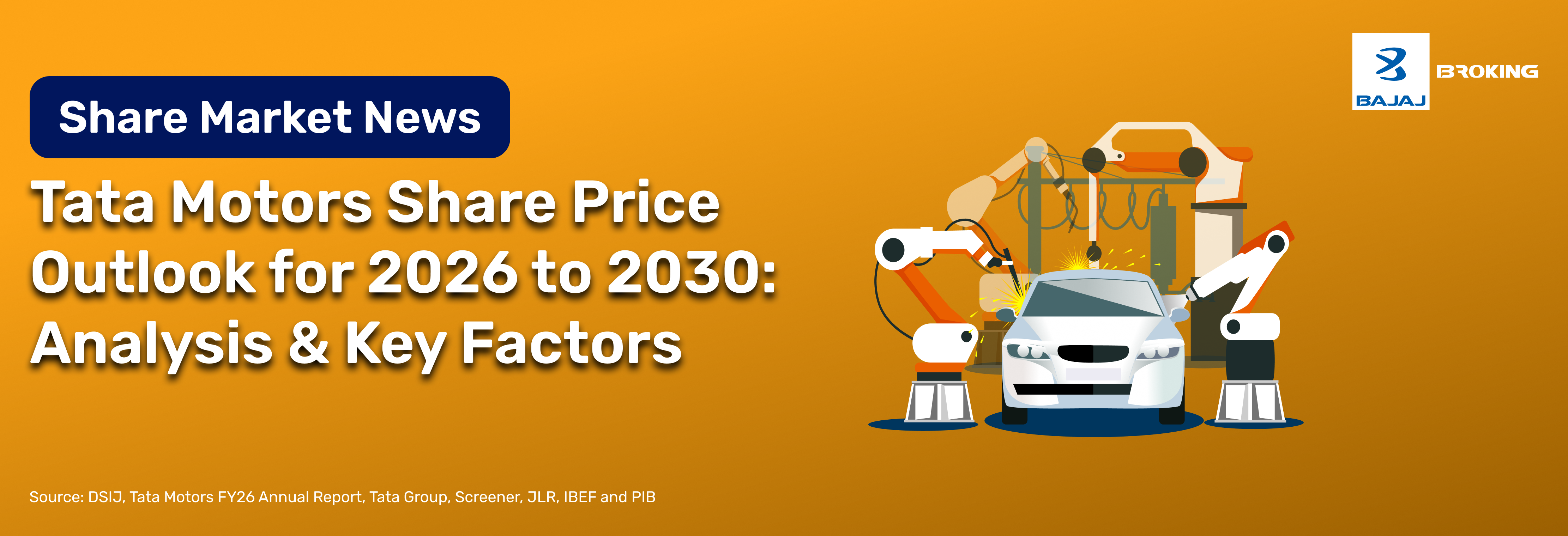 Tata Motors Share Price Outlook for 2026 to 2030: Analysis & Key Factors