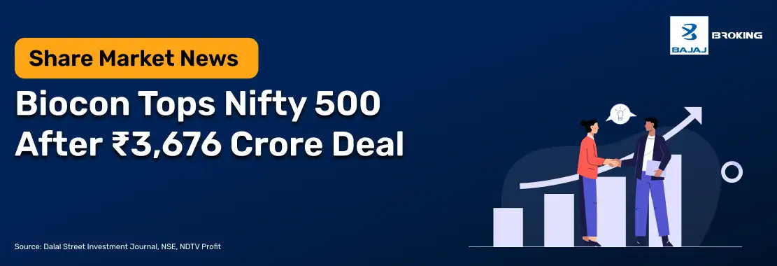 Biocon Hits 52-Week High After ₹3,676 Crore Deal. Know Details