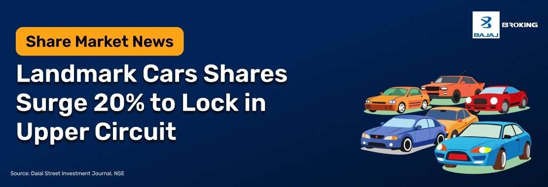 Landmark Cars Shares Surge 20% to Lock in Upper Circuit 