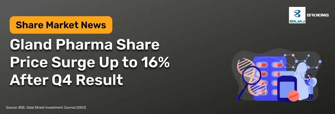 Gland Pharma Share Price Surge Up to 16% After Q4 Result