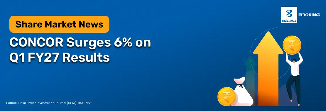 CONCOR Surges 6% on Q1 FY27 Results