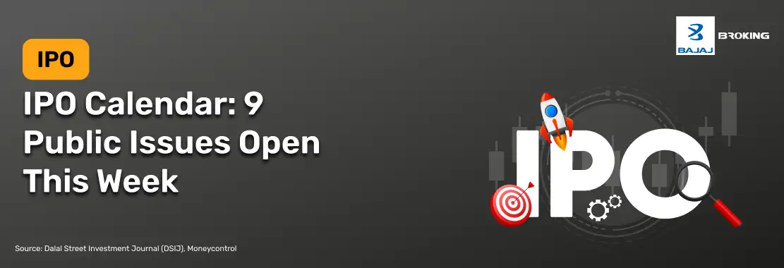 IPO Calendar: 9 Public Issues Open This Week 