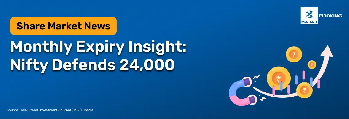 Monthly Expiry Insight: Nifty Defends 24,000