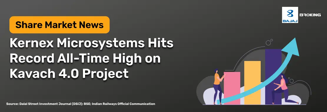 Kernex Microsystems Hits Record All-Time High on Kavach 4.0 Project 