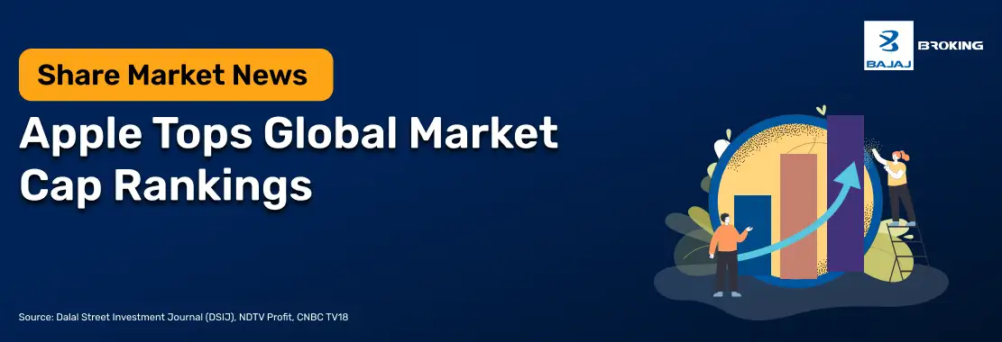 Apple Tops Global Market Cap Rankings