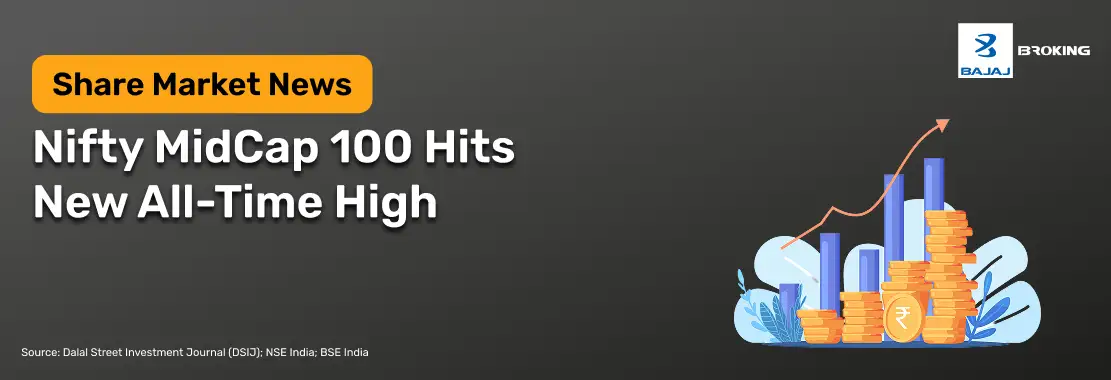 Nifty Midcap 100 Hits New All-Time High