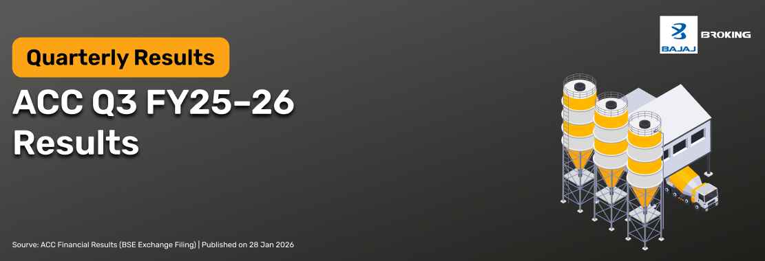 ACC Ltd Q3 Results FY25–26: Net Profit ₹404 Cr Up 63% YoY, Revenue ₹6,391 Cr