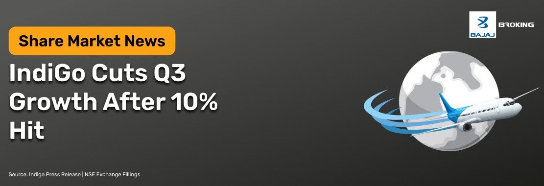 IndiGo Lowers Q3 Capacity And Revenue Guidance After Schedule Cut