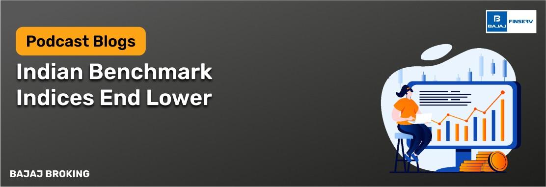 Indian Benchmark Indices End Lower; Nifty Holds Above 25,200