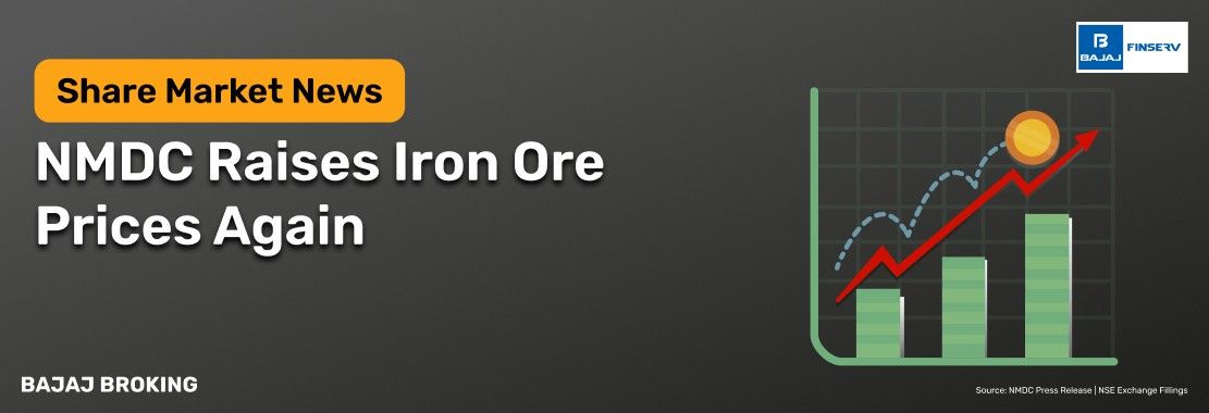 NMDC Revises Iron Ore Pricing; Baila Lump ₹5,550 & Fines ₹4,750