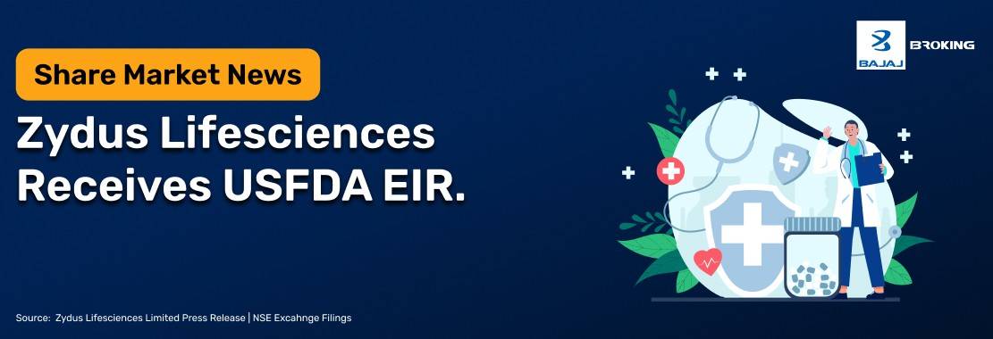 Zydus Lifesciences Gets USFDA EIR for Baddi Plant